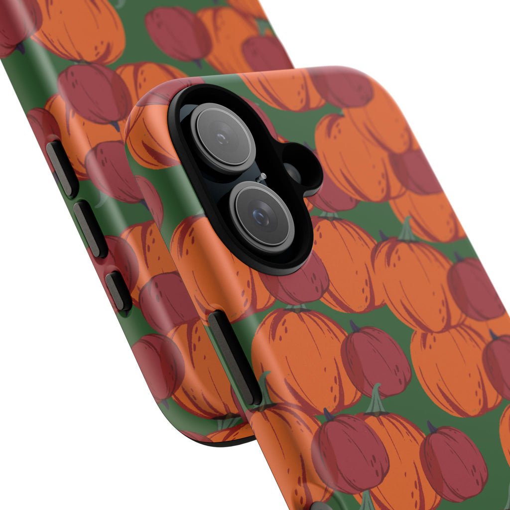 Pumpkin Phone Case, Fall Themed Cell Cover, Autumn Accessory, Cute Phone Protector, Halloween Gift Idea