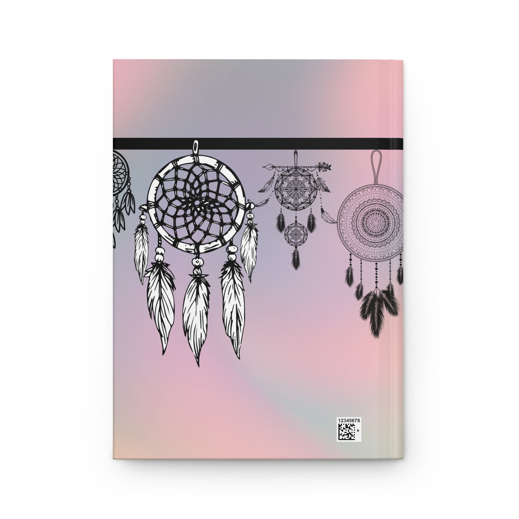 Dreamcatcher Hardcover Journal, Boho Notebook, Gifts for Writers, Inspirational Journal, Dream Journal, Motivational Diary