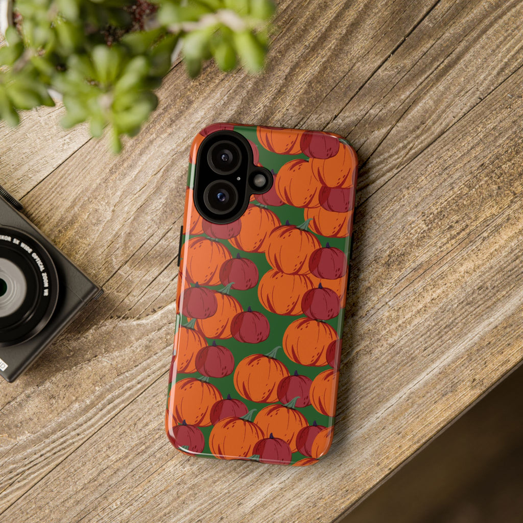 Pumpkin Phone Case, Fall Themed Cell Cover, Autumn Accessory, Cute Phone Protector, Halloween Gift Idea
