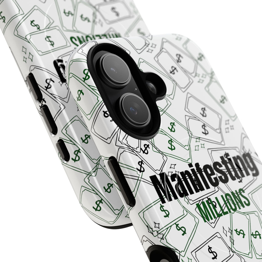 Manifesting Millions Phone Case, Durable Tough Case for Manifestation Lovers, Motivational Gift, Astrology Accessories, Birthday Present