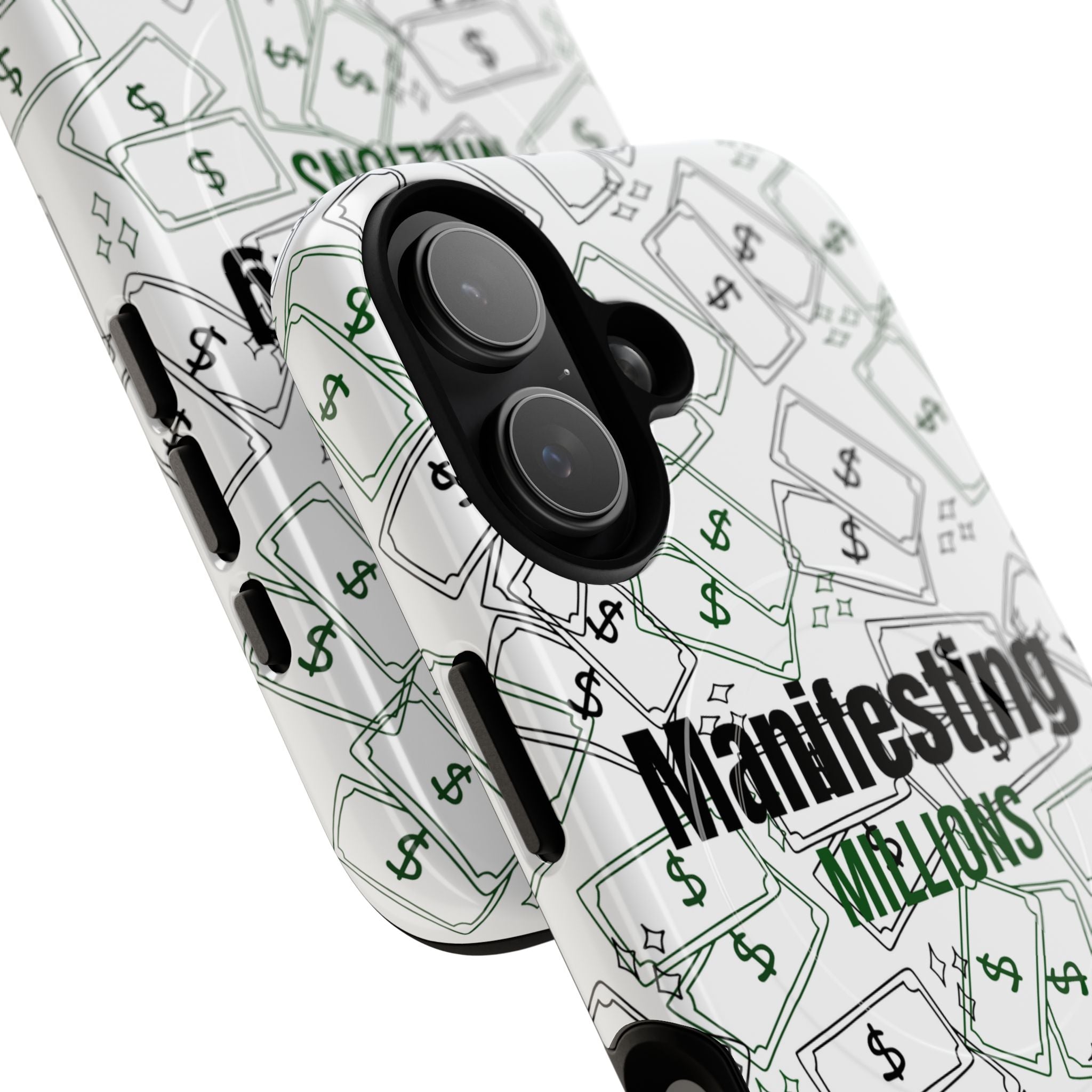 Manifesting Millions Phone Case, Durable Tough Case for Manifestation Lovers, Motivational Gift, Astrology Accessories, Birthday Present