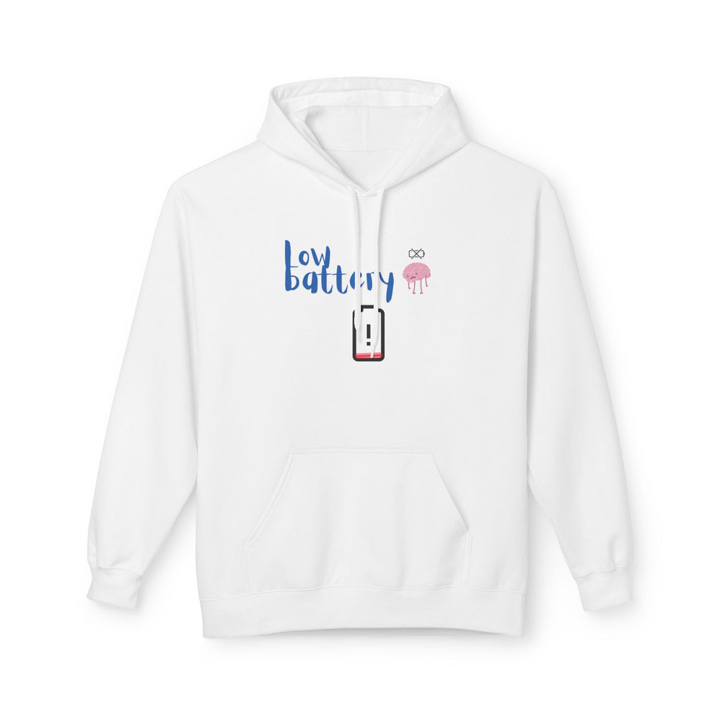 Fun Battery Love Hoodie, Cute Hoodie for Couples, Valentine's Day Gift, Friendship Gift, Graphic Sweatshirt, Casual Wear