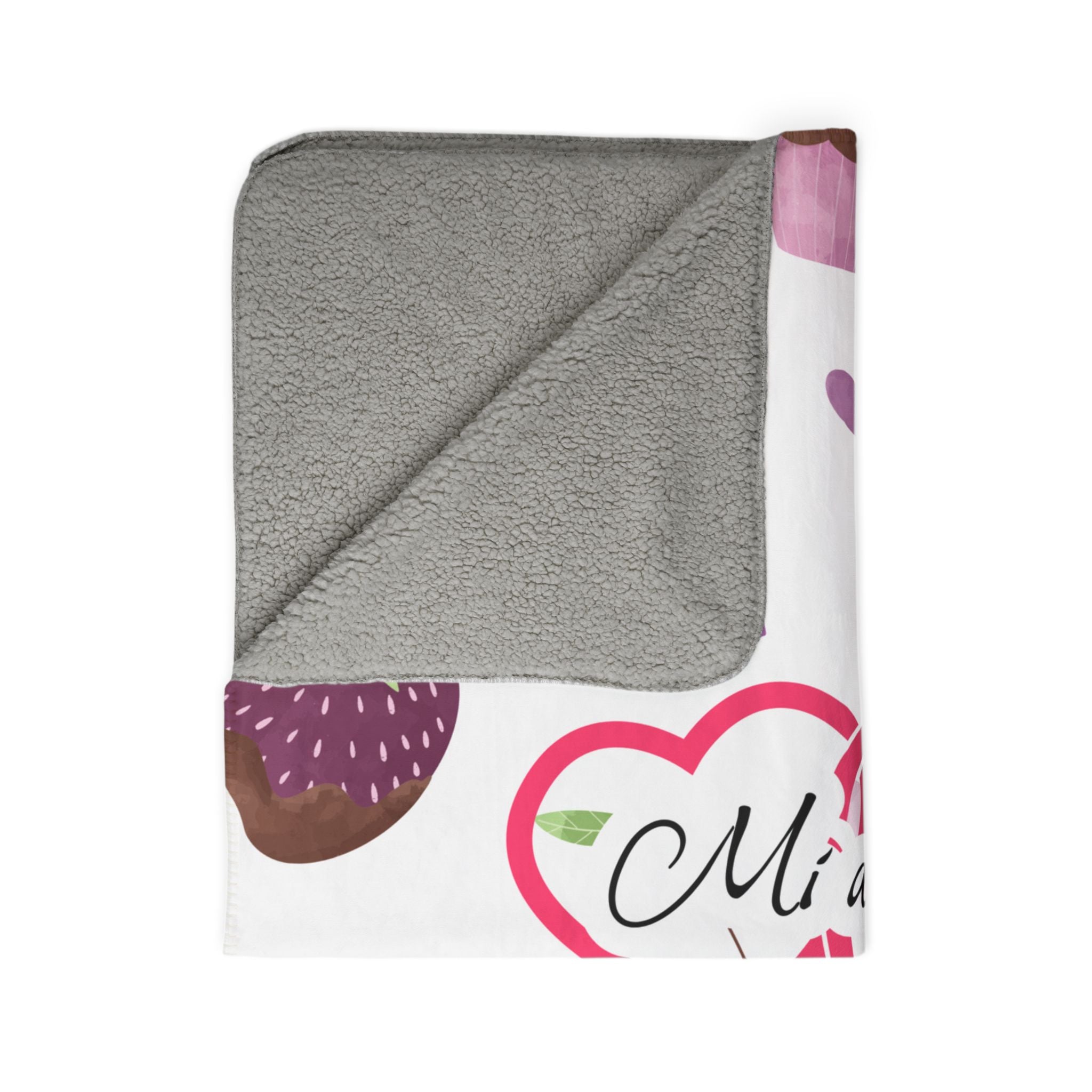 Valentine's Day Fleece Sherpa Blanket - Cozy Love Gift, Heart Pattern Throw, Sweetheart Blanket, Romantic Decor, Warm Soft Blanket