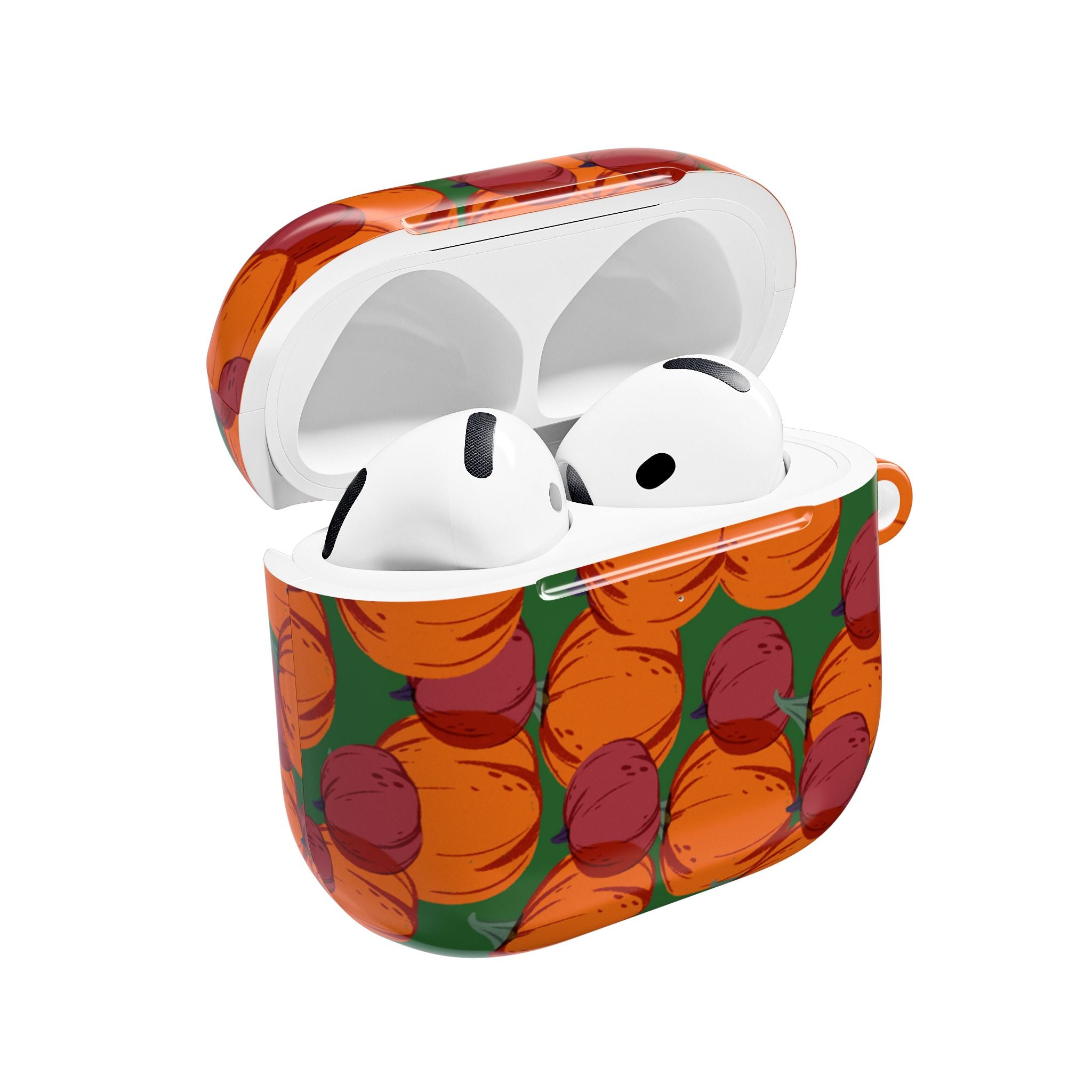 Colorful AirPod Case with Fruit Design, AirPods Cover, Unique Earbud Protector, Gift for Music Lovers, Trendy Tech Accessory