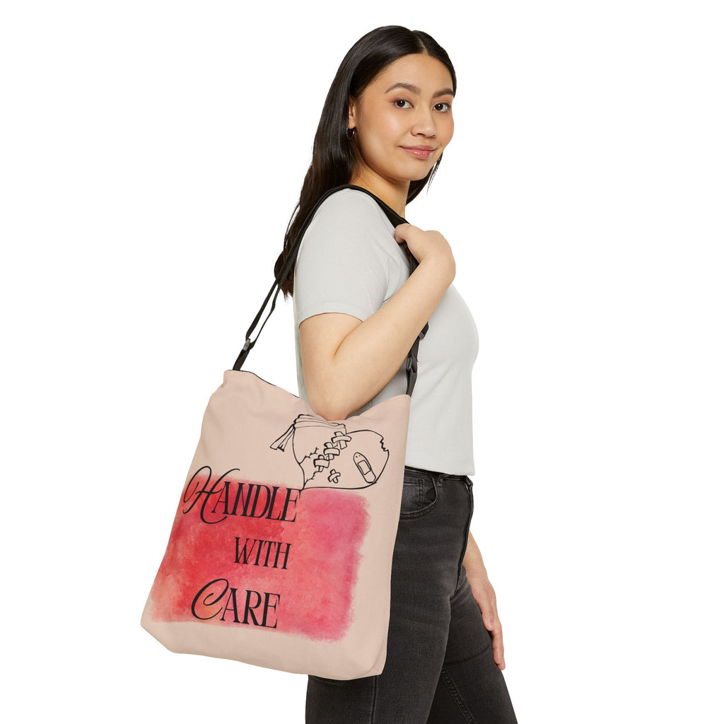 Emotional Baggage Tote Bag, Adjustable Shoulder Bag, Stylish Everyday Sling, Perfect for Gifts, Handle with Care