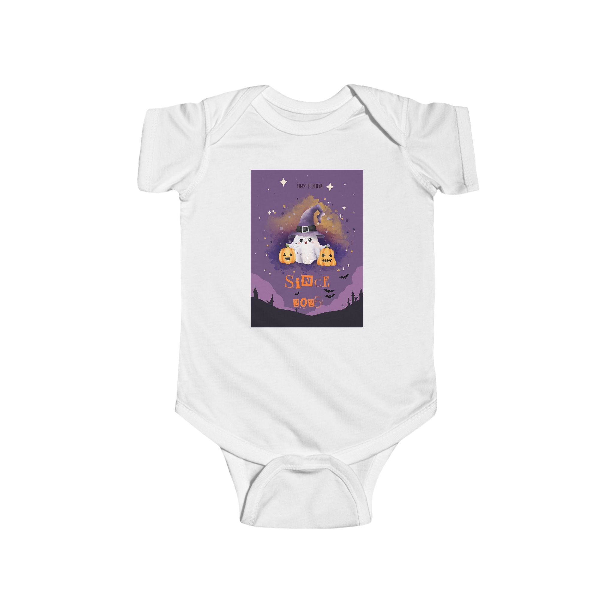 Cute Halloween Infant Bodysuit - Spooky Ghosts & Animated Friends, Baby Costume, Baby Shower Gift, Halloween Outfit, Toddler Apparel
