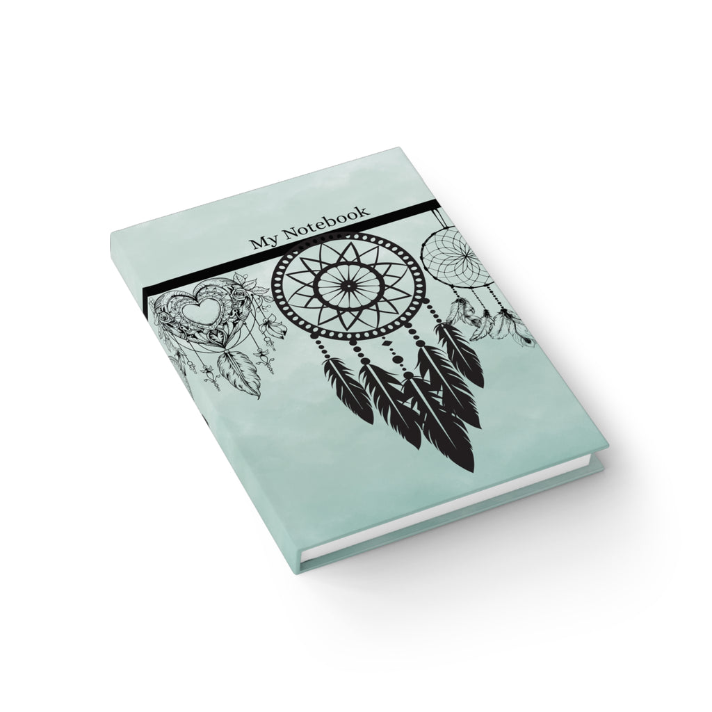 Dreamcatcher Journal - My Notebook, Guided Journal, Gift for Her, Boho Decor, Inspirational Writing