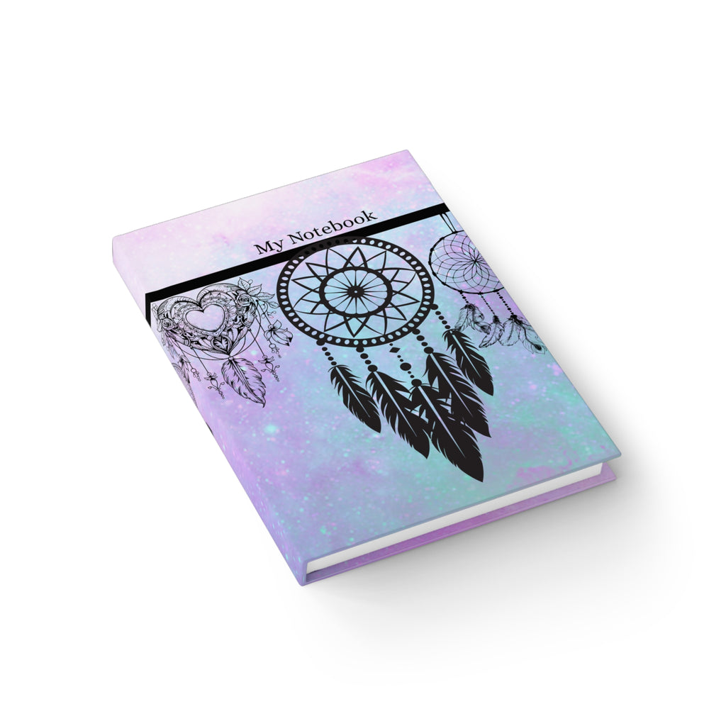 Dreamcatcher Themed Journal | Ruled Notebook for Dreamers, Boho Gift, Writing Journal, Inspirational Diary, Self-Reflection