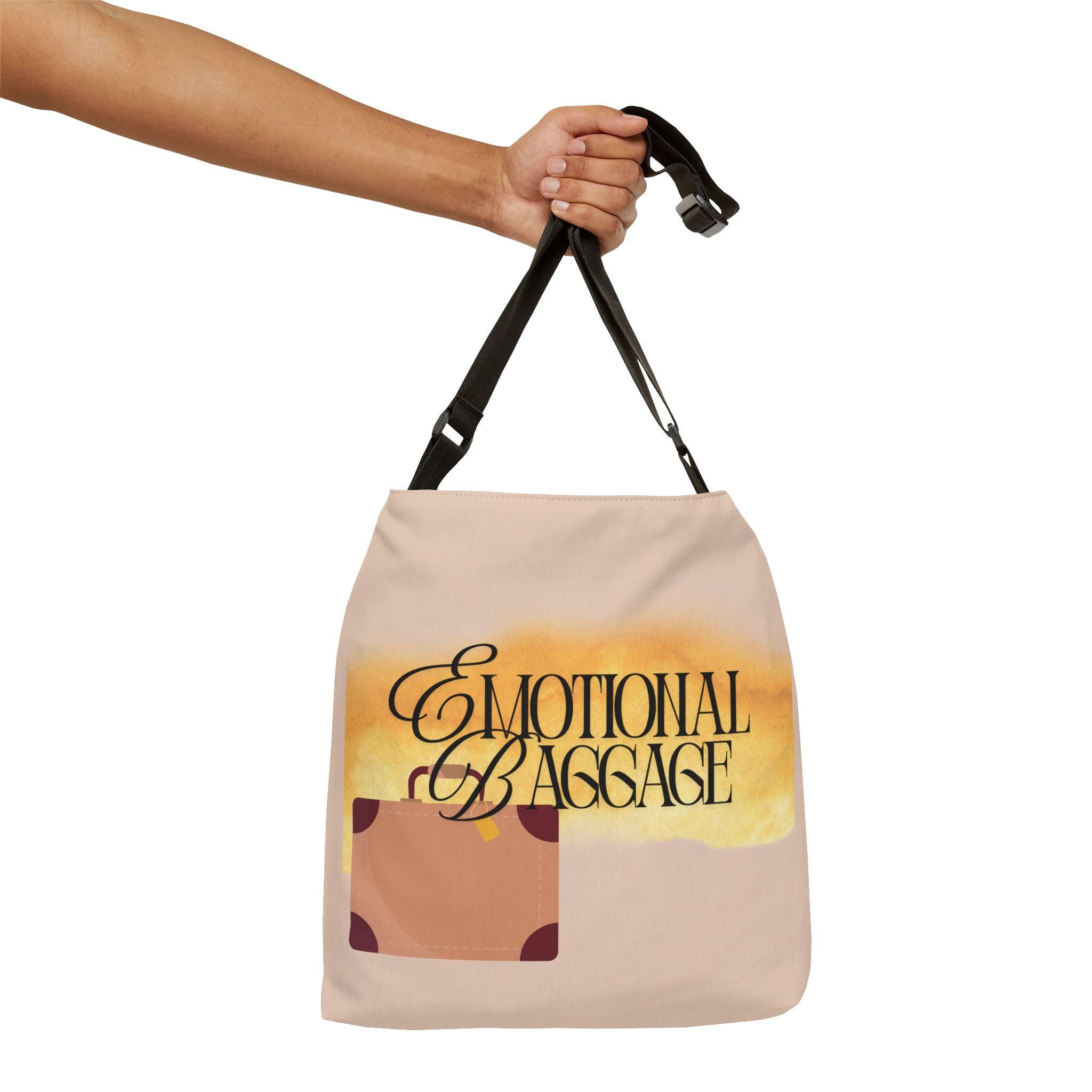 Emotional Baggage Tote Bag, Adjustable Shoulder Bag, Stylish Everyday Sling, Perfect for Gifts, Handle with Care