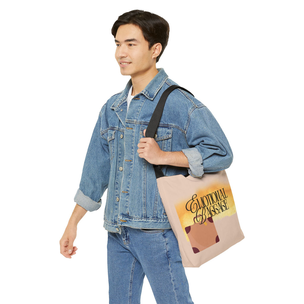 Emotional Baggage Tote Bag, Adjustable Shoulder Bag, Stylish Everyday Sling, Perfect for Gifts, Handle with Care