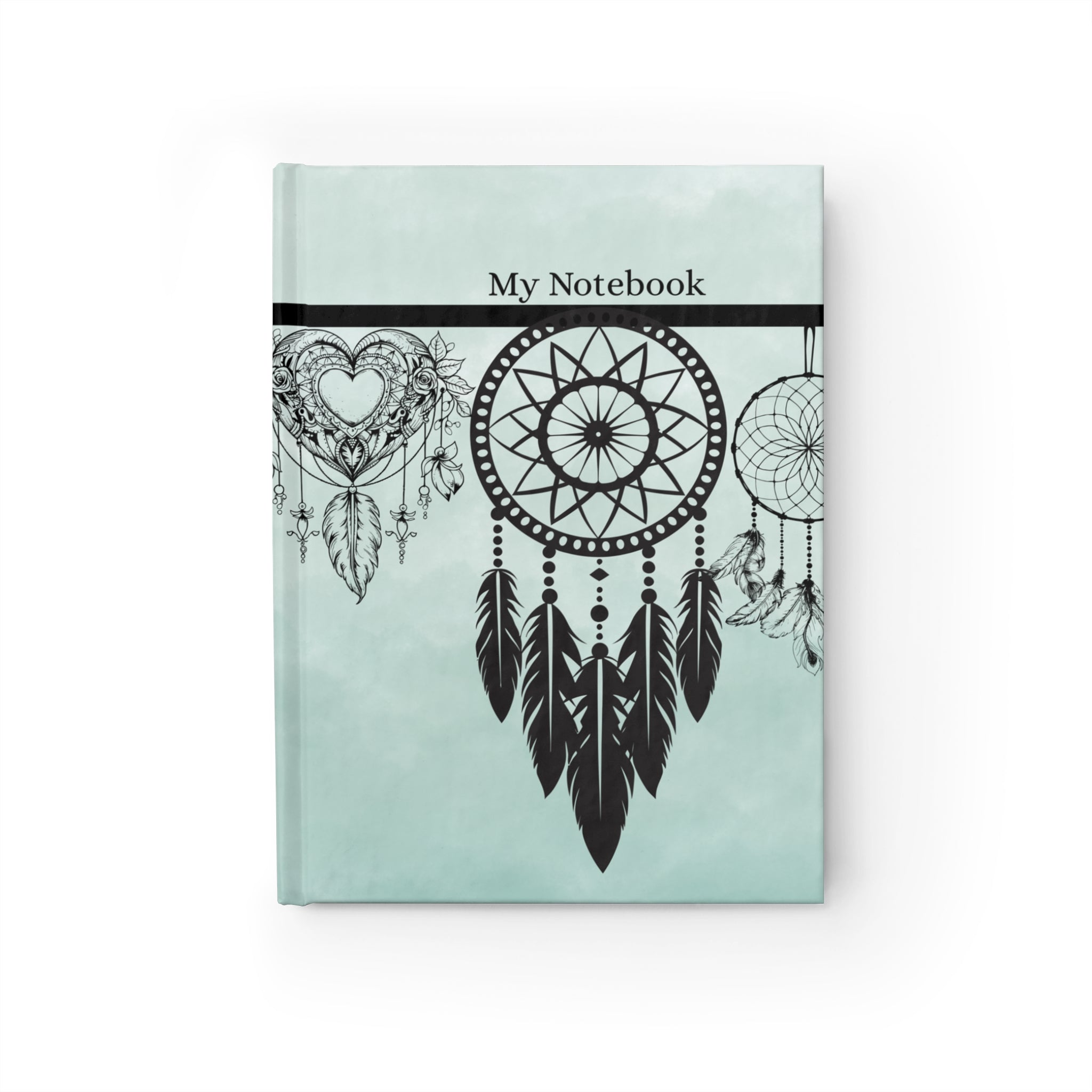 Dreamcatcher Journal - My Notebook, Guided Journal, Gift for Her, Boho Decor, Inspirational Writing