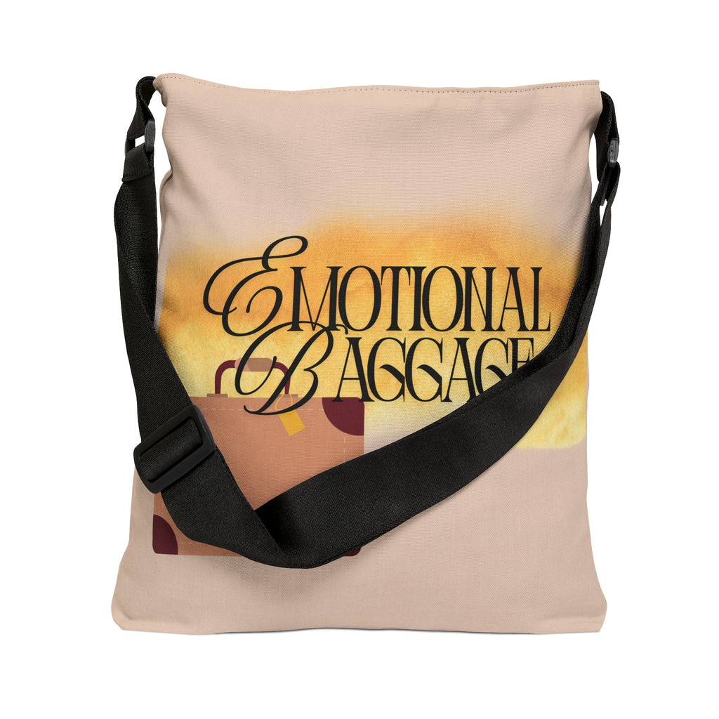 Emotional Baggage Tote Bag, Adjustable Shoulder Bag, Stylish Everyday Sling, Perfect for Gifts, Handle with Care
