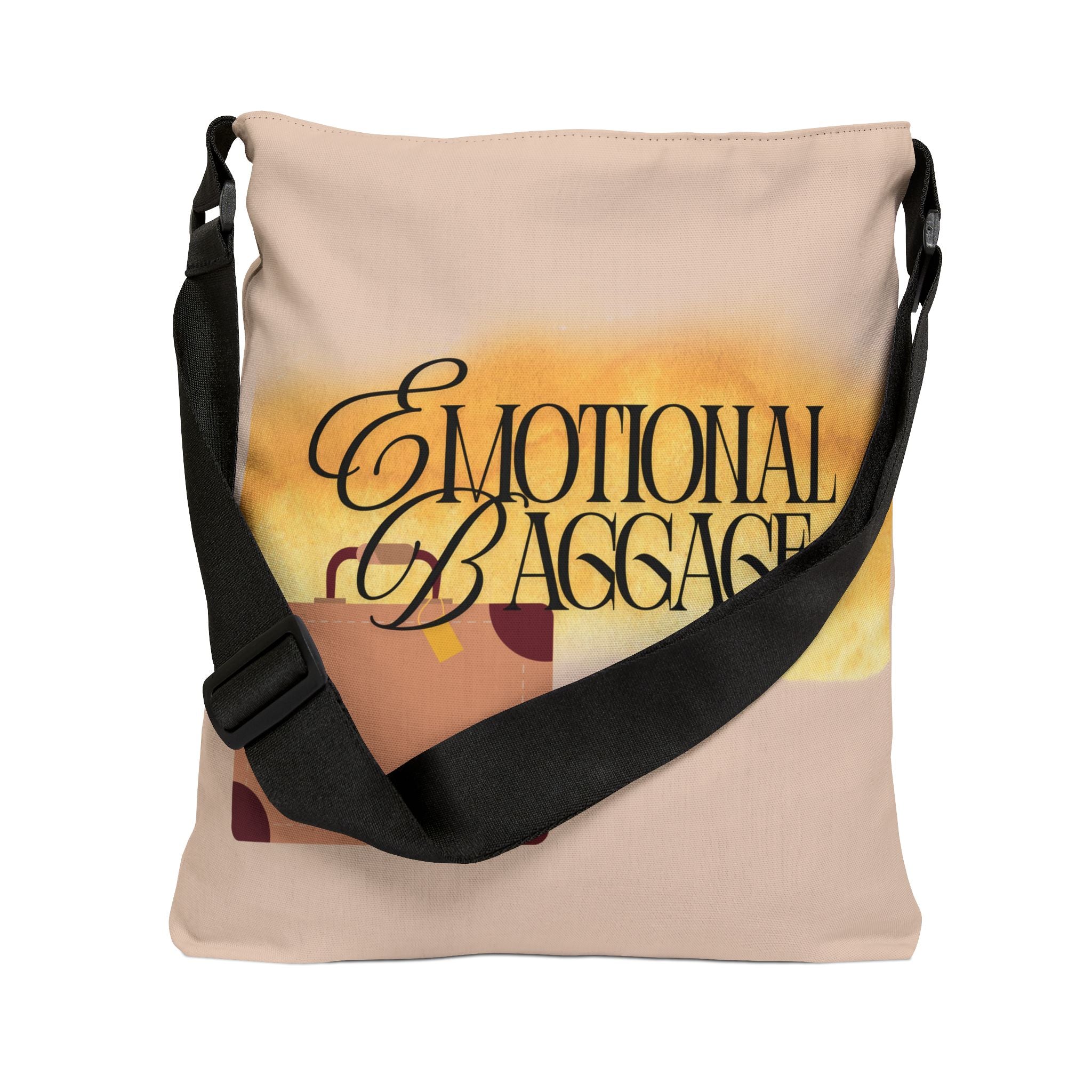 Emotional Baggage Tote Bag, Adjustable Shoulder Bag, Stylish Everyday Sling, Perfect for Gifts, Handle with Care