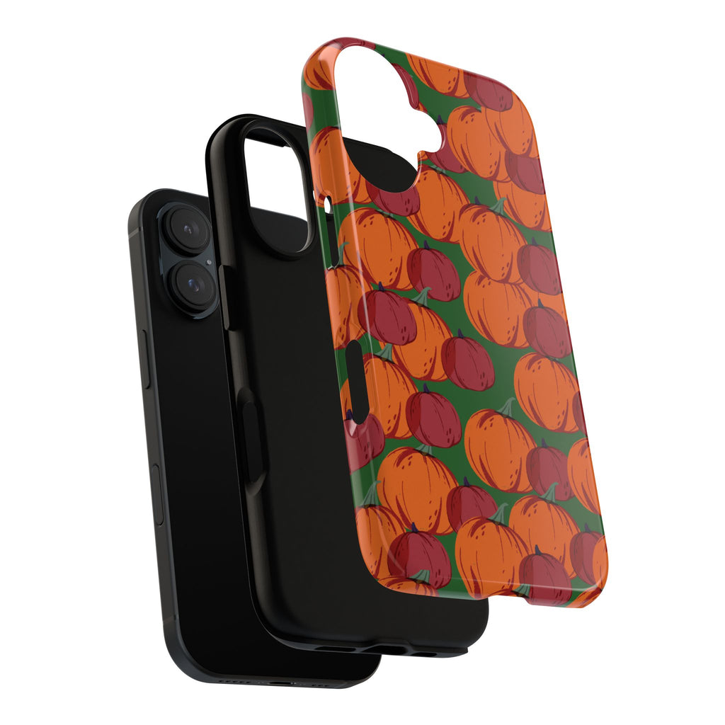 Pumpkin Phone Case, Fall Themed Cell Cover, Autumn Accessory, Cute Phone Protector, Halloween Gift Idea