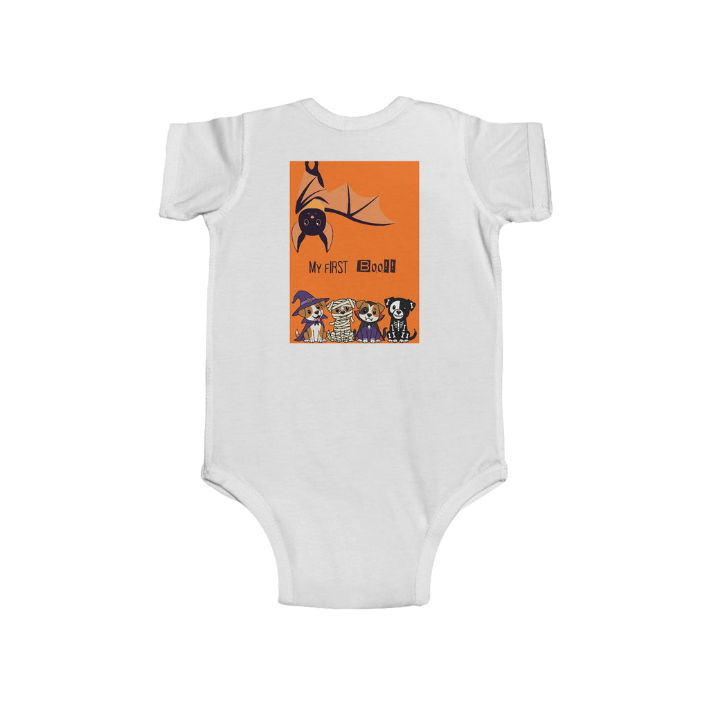 Cute Halloween Infant Bodysuit - Spooky Ghosts & Animated Friends, Baby Costume, Baby Shower Gift, Halloween Outfit, Toddler Apparel